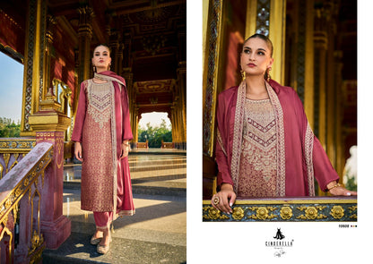 Kimkhab Cinderella Banarasi Silk Pant Style Suits