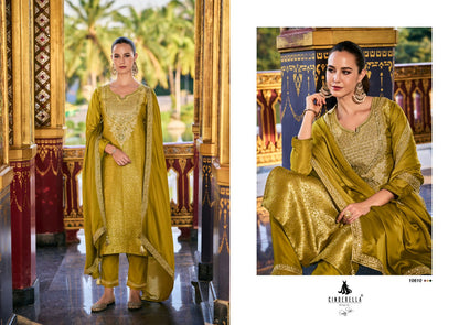 Kimkhab Cinderella Banarasi Silk Pant Style Suits