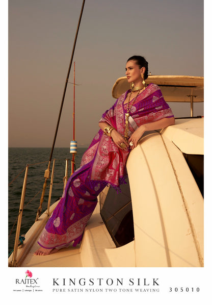 Kingston Silk Rajtex Satin Sarees