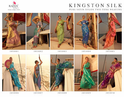 Kingston Silk Rajtex Satin Sarees