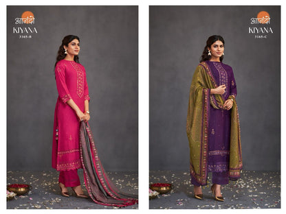 Kiyana Anando Bembarg Silk Pant Style Suits