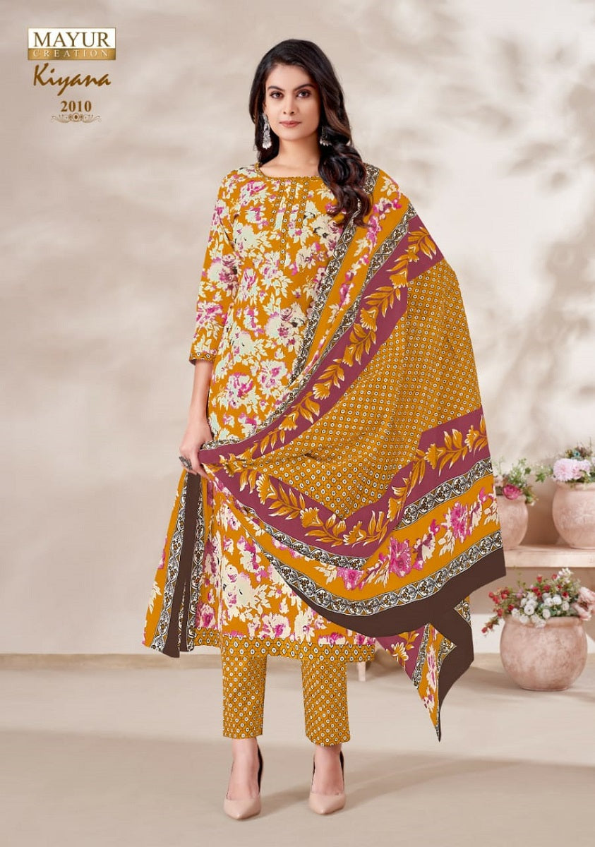 Kiyana Vol 2 Mayur Creation Cotton Dress Material