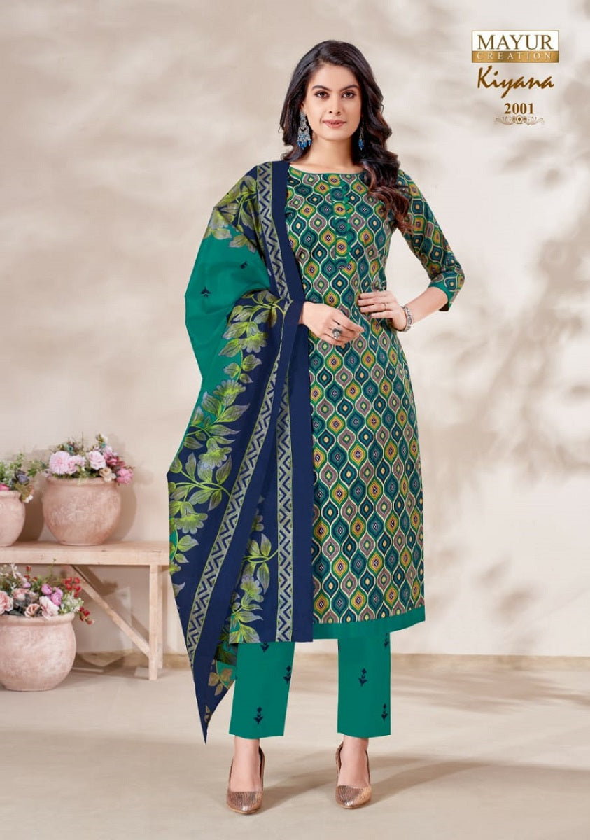 Kiyana Vol 2 Mayur Creation Cotton Dress Material