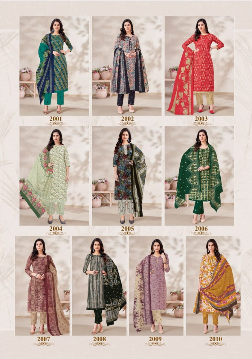 Kiyana Vol 2 Mayur Creation Cotton Dress Material