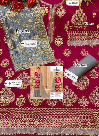 Kk 81 Kross Kulture Georgette Pakistani Salwar Suits