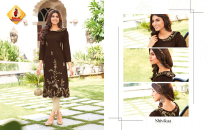 Kkashish Vol 30 Shruti Cotton Long Straight Kurti