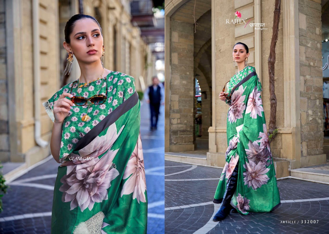 Klora Rajtex Satin Sarees