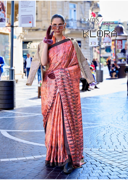 Klora Rajtex Satin Sarees
