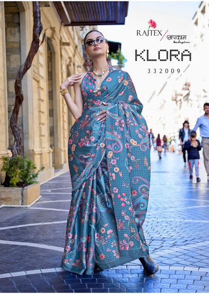 Klora Rajtex Satin Sarees
