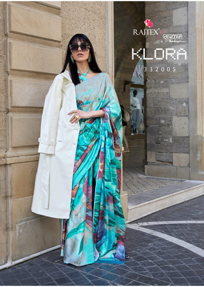 Klora Rajtex Satin Sarees