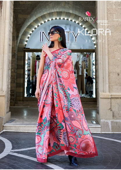 Klora Rajtex Satin Sarees