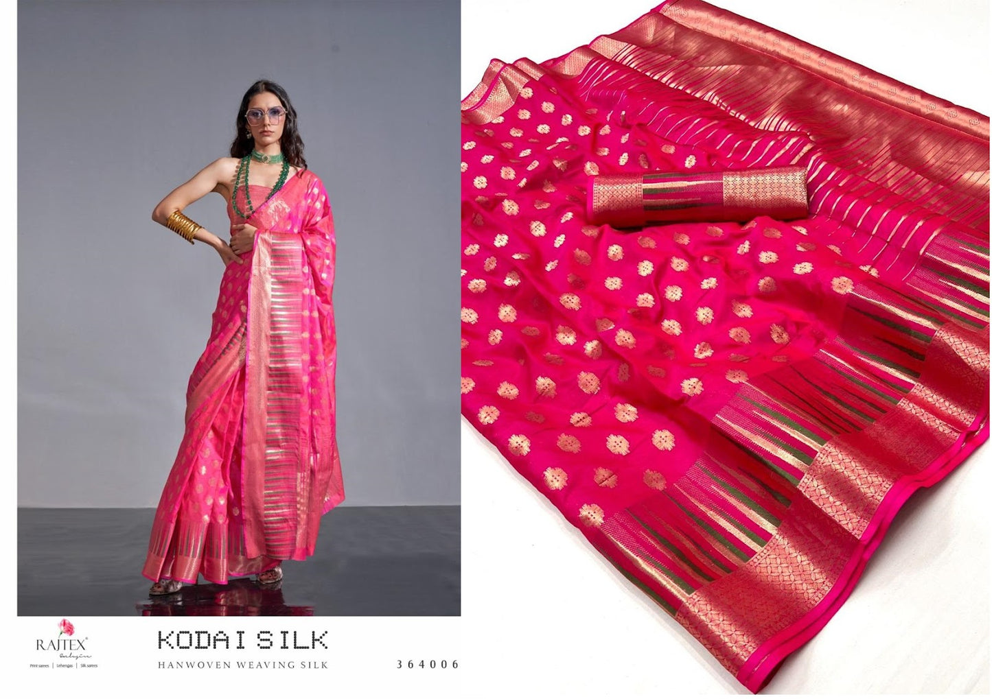 Kodai Silk Rajtex Weaving Sarees
