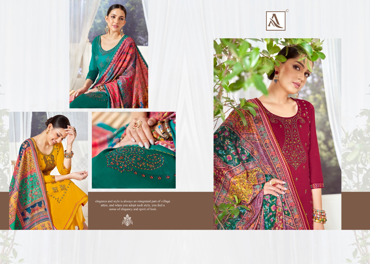 Kohinoor Alok Jaam Pant Style Suits