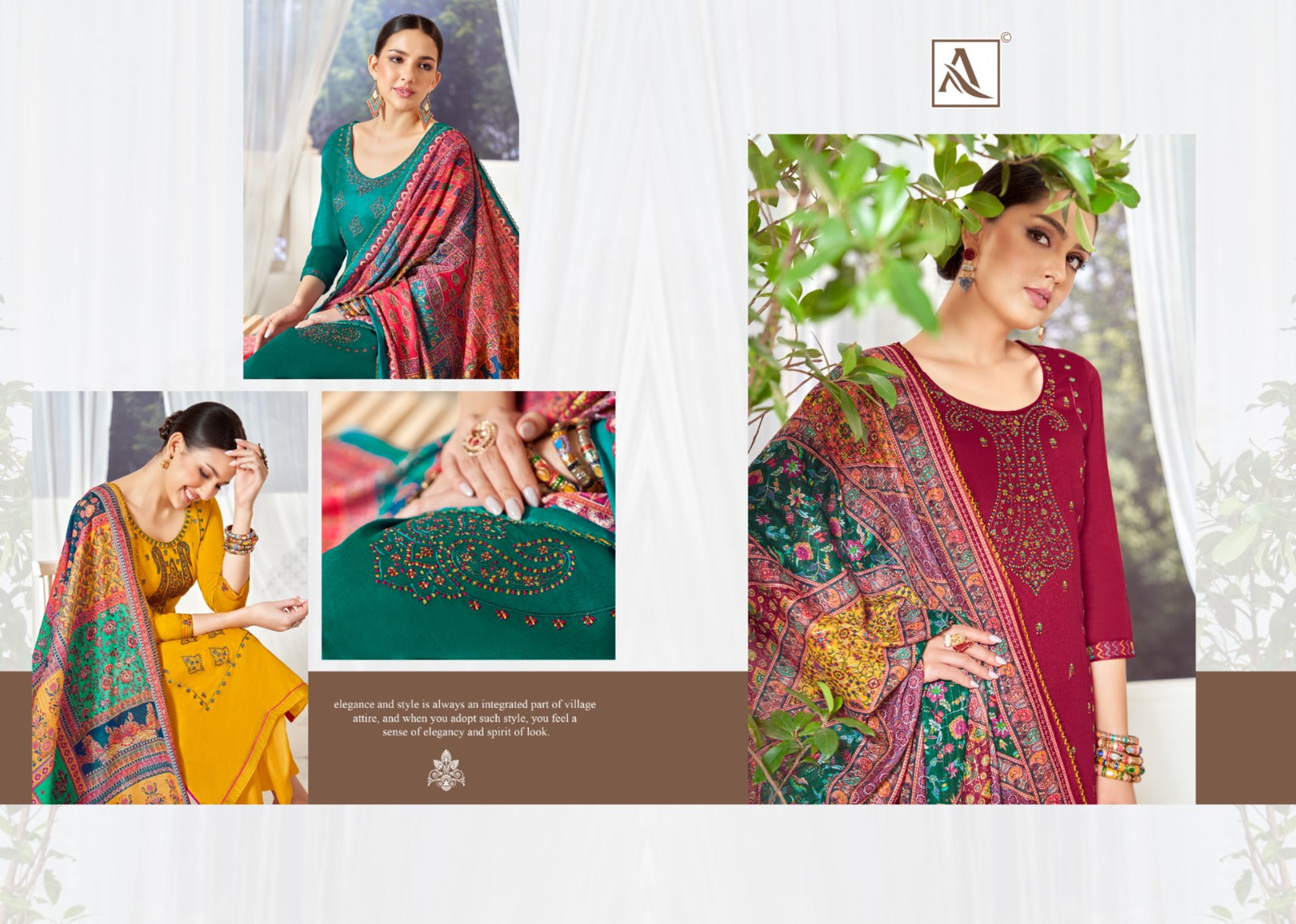 Kohinoor Alok Jaam Pant Style Suits