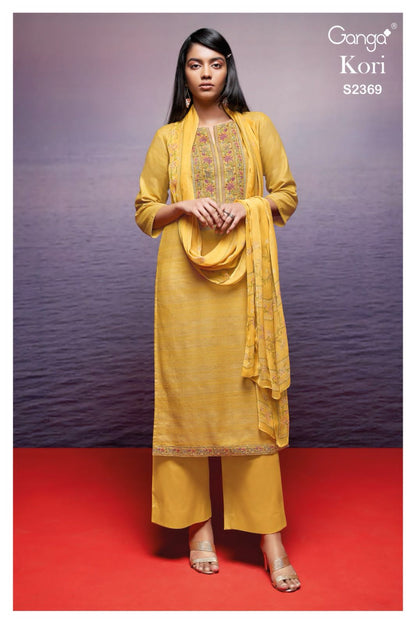 Kori 2369 Ganga Woven Plazzo Style Suits