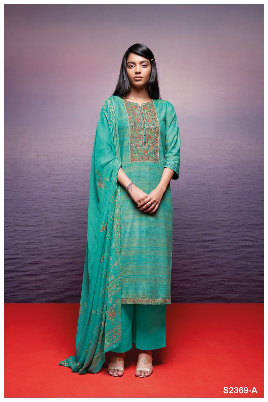 Kori 2369 Ganga Woven Plazzo Style Suits