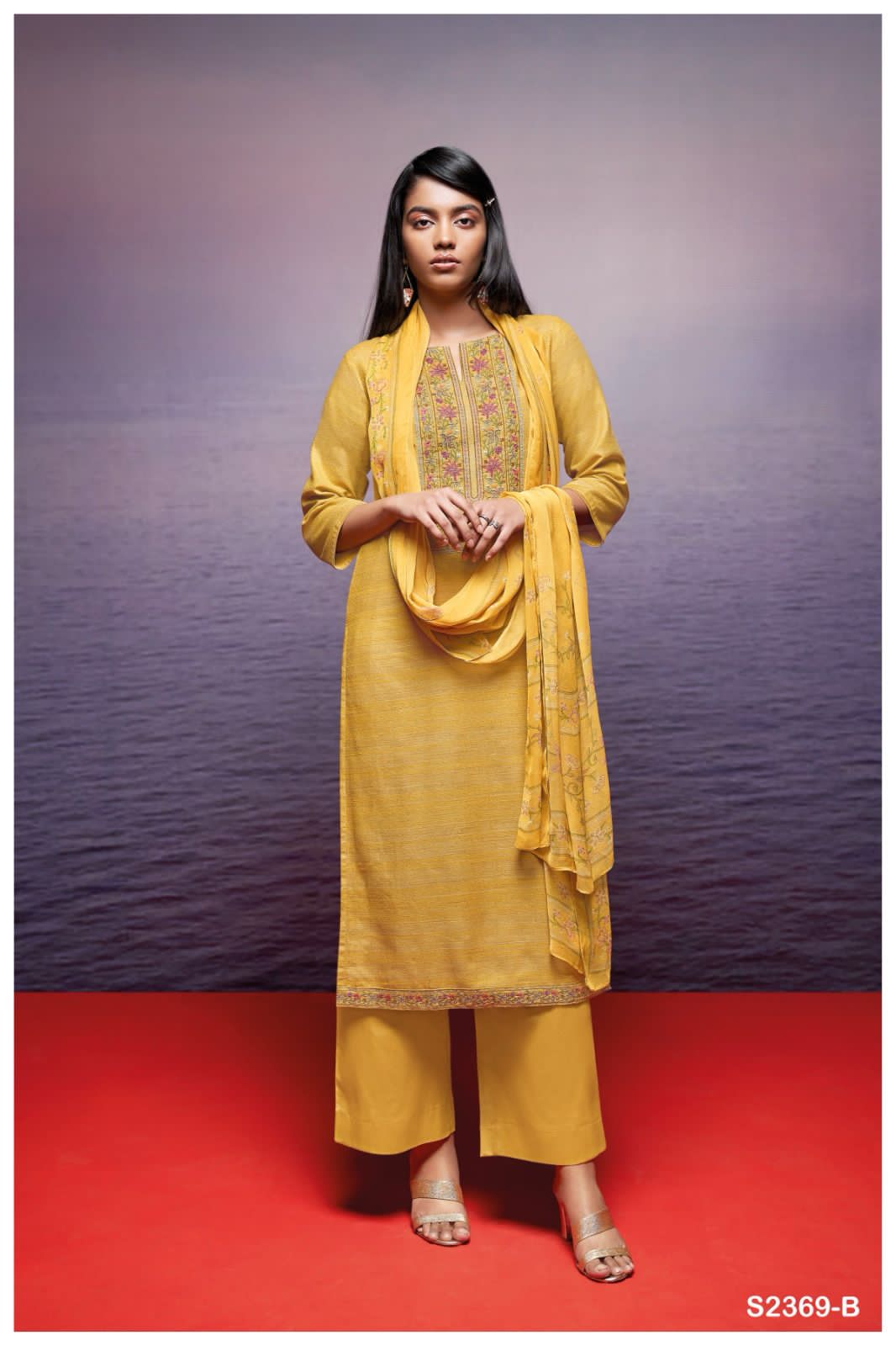 Kori 2369 Ganga Woven Plazzo Style Suits