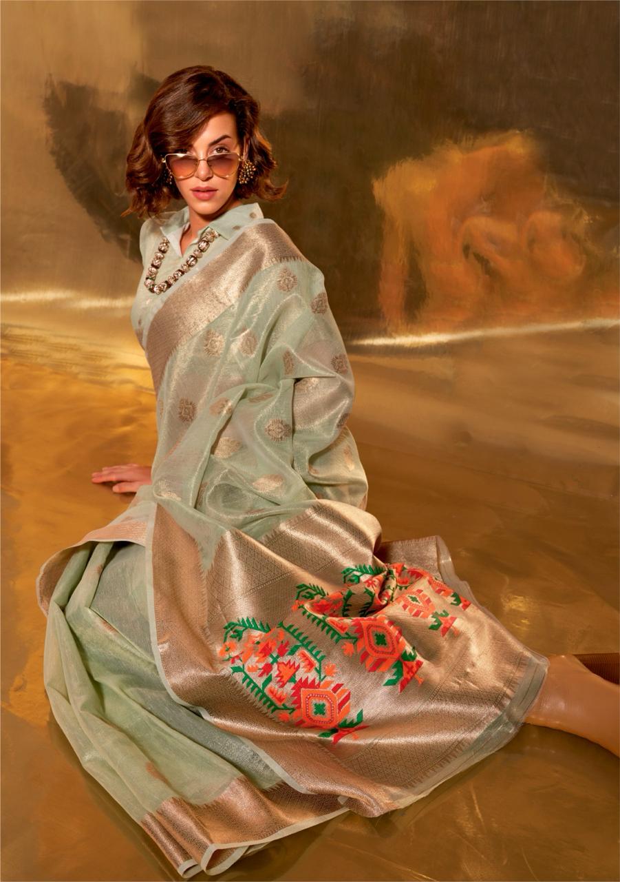 Korra Tissue Rajtex Sarees