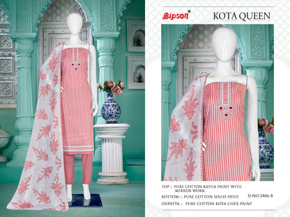 Kota Queen-2466 Bipson Prints Cotton Pant Style Suits