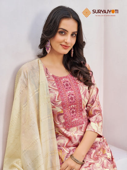 Kritika Vol 1 Suryajyoti Rayon Readymade Pant Style Suits