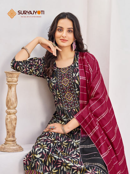 Kritika Vol 1 Suryajyoti Rayon Readymade Pant Style Suits