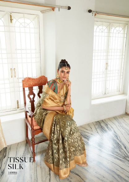 Kruti Silk Rajpath Organza Sarees
