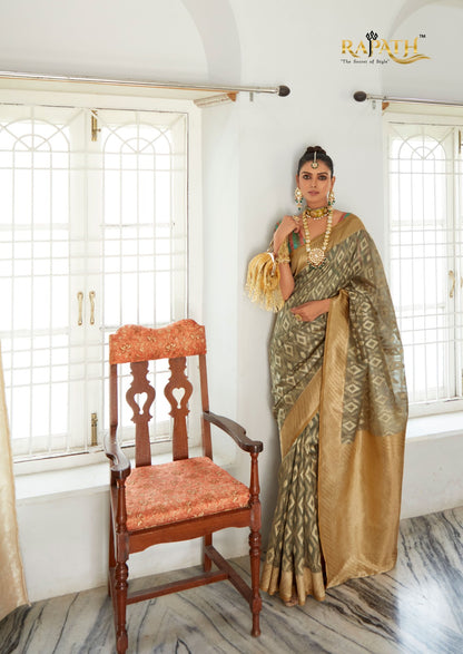 Kruti Silk Rajpath Organza Sarees