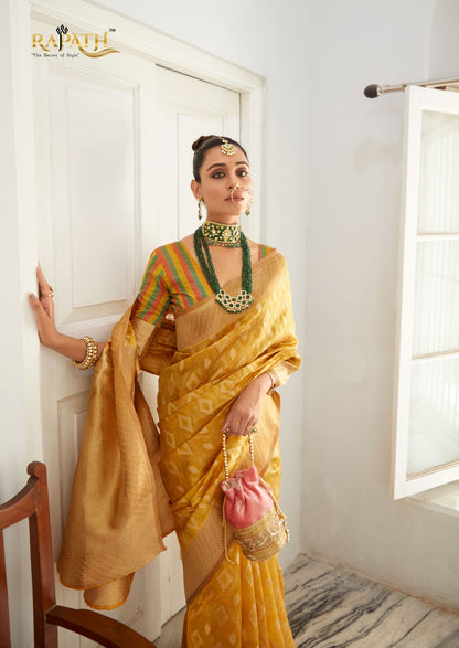 Kruti Silk Rajpath Organza Sarees