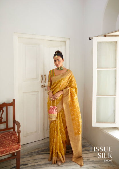 Kruti Silk Rajpath Organza Sarees