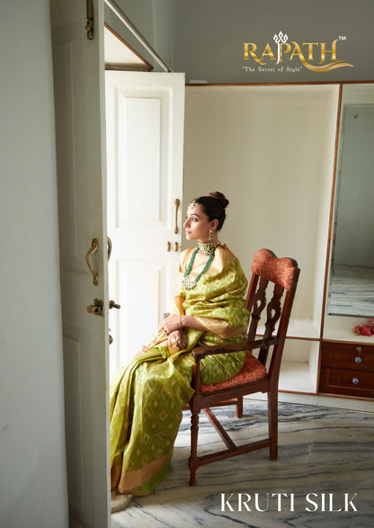 Kruti Silk Rajpath Organza Sarees