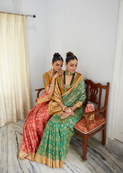 Kruti Silk Rajpath Organza Sarees