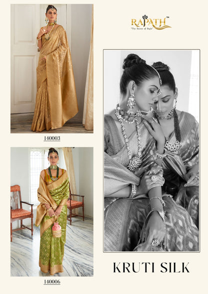 Kruti Silk Rajpath Organza Sarees
