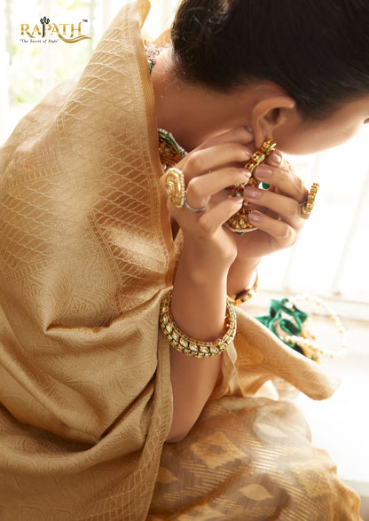 Kruti Silk Rajpath Organza Sarees