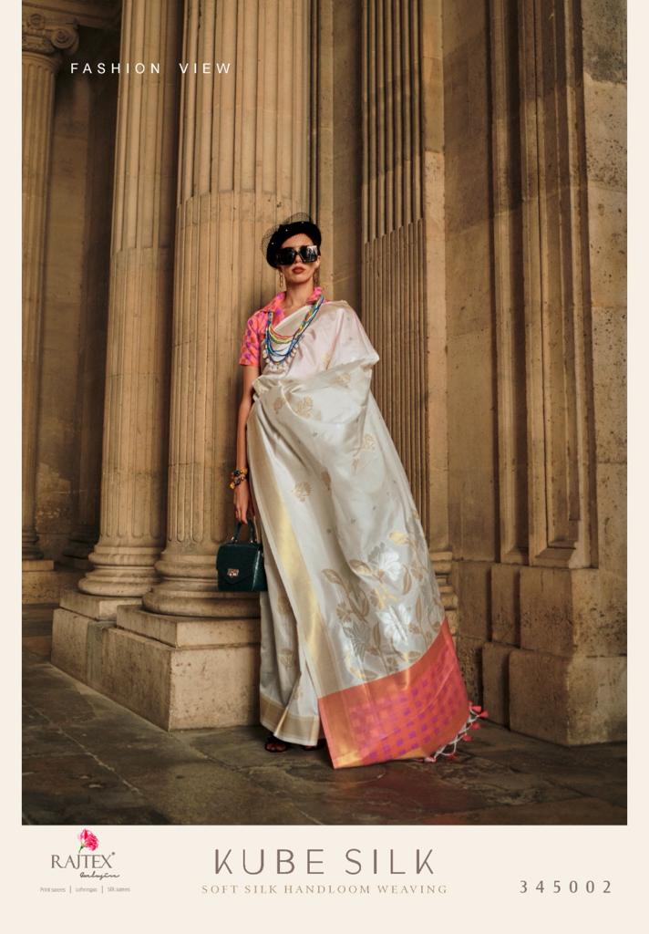 Kube Silk Rajtex Soft Silk Sarees