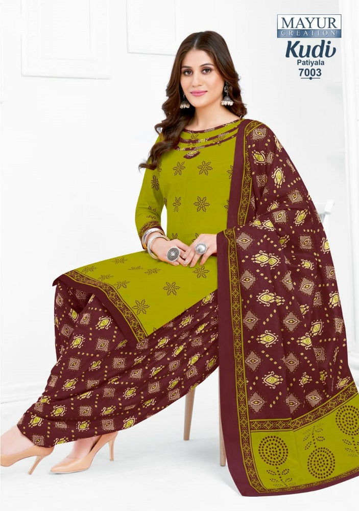 Kudi Patiyala Vol 7 Mayur Creation Cotton Dress Material
