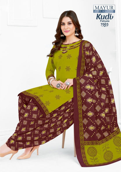 Kudi Patiyala Vol 7 Mayur Creation Cotton Dress Material
