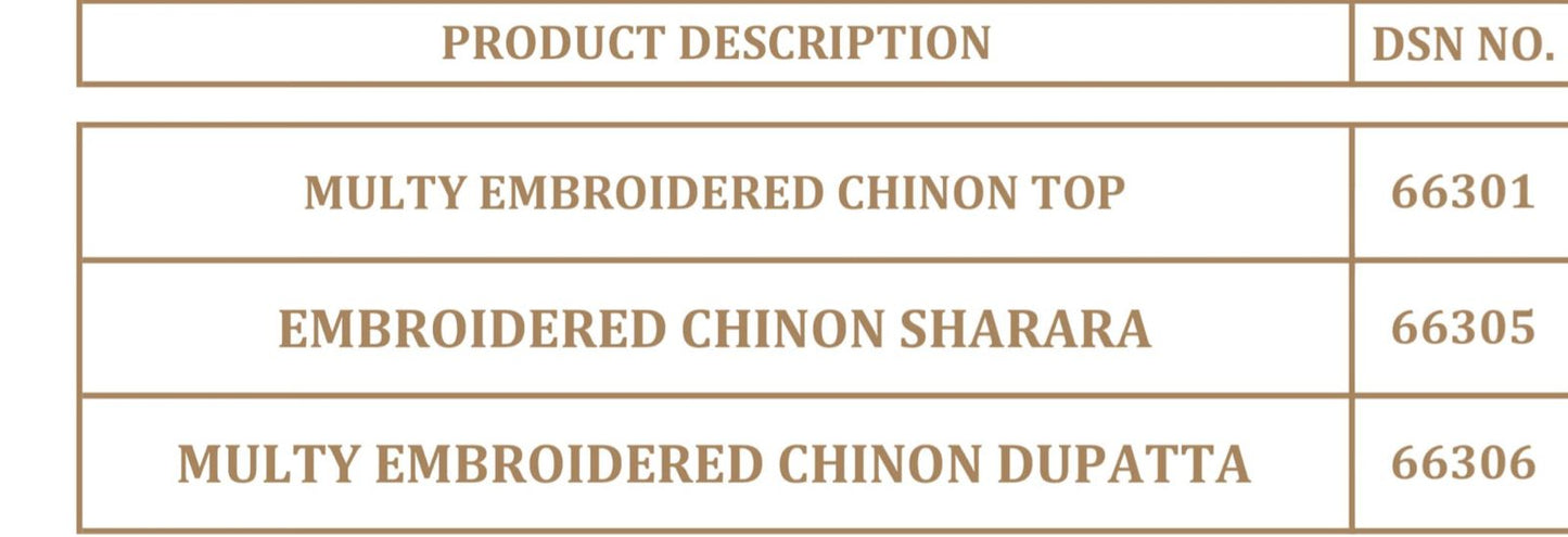 Kuleesh-Avanti-Hitlist Vinay Fashion Llp Chinon Sharara Style Suits