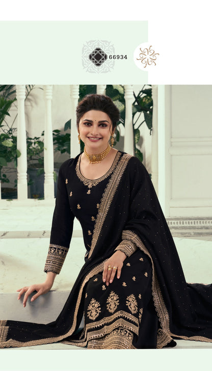 Kuleesh-Shaheen 7 Vinay Fashion Llp Silk Georgette Pant Style Suits