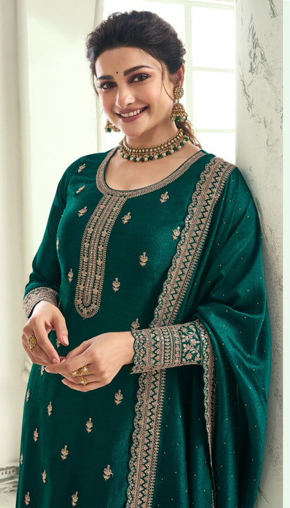 Kuleesh-Shaheen 7 Vinay Fashion Llp Silk Georgette Pant Style Suits