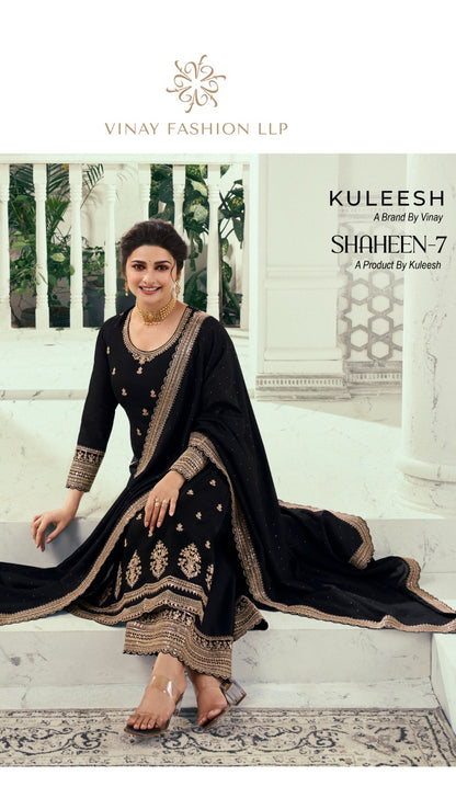 Kuleesh-Shaheen 7 Vinay Fashion Llp Silk Georgette Pant Style Suits