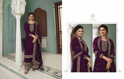 Kuleesh Shaheen 6 Vinay Fashion Llp Georgette Plazzo Style Suits