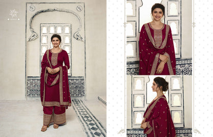 Kuleesh Shaheen 6 Vinay Fashion Llp Georgette Plazzo Style Suits