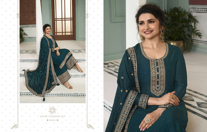 Kuleesh Shaheen 6 Vinay Fashion Llp Georgette Plazzo Style Suits