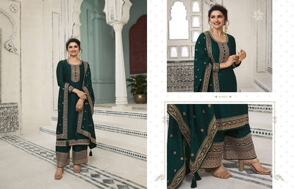 Kuleesh Shaheen 6 Vinay Fashion Llp Georgette Plazzo Style Suits