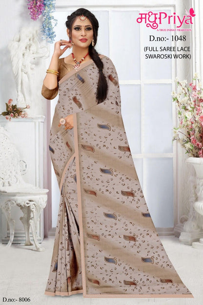 Kulfi-1048 Madhupriya Chiffon Sarees