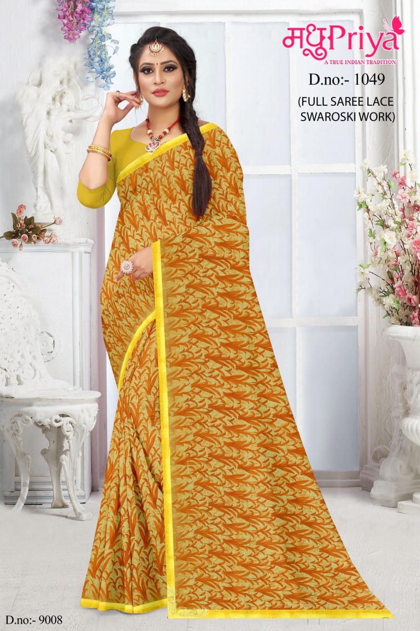 Kulfi-1049 Madhupriya Chiffon Sarees