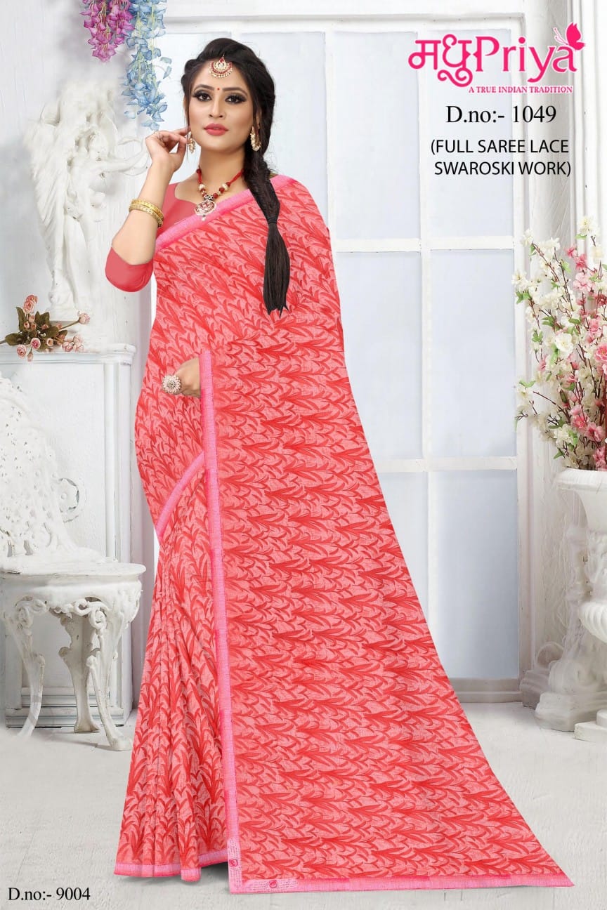 Kulfi-1049 Madhupriya Chiffon Sarees