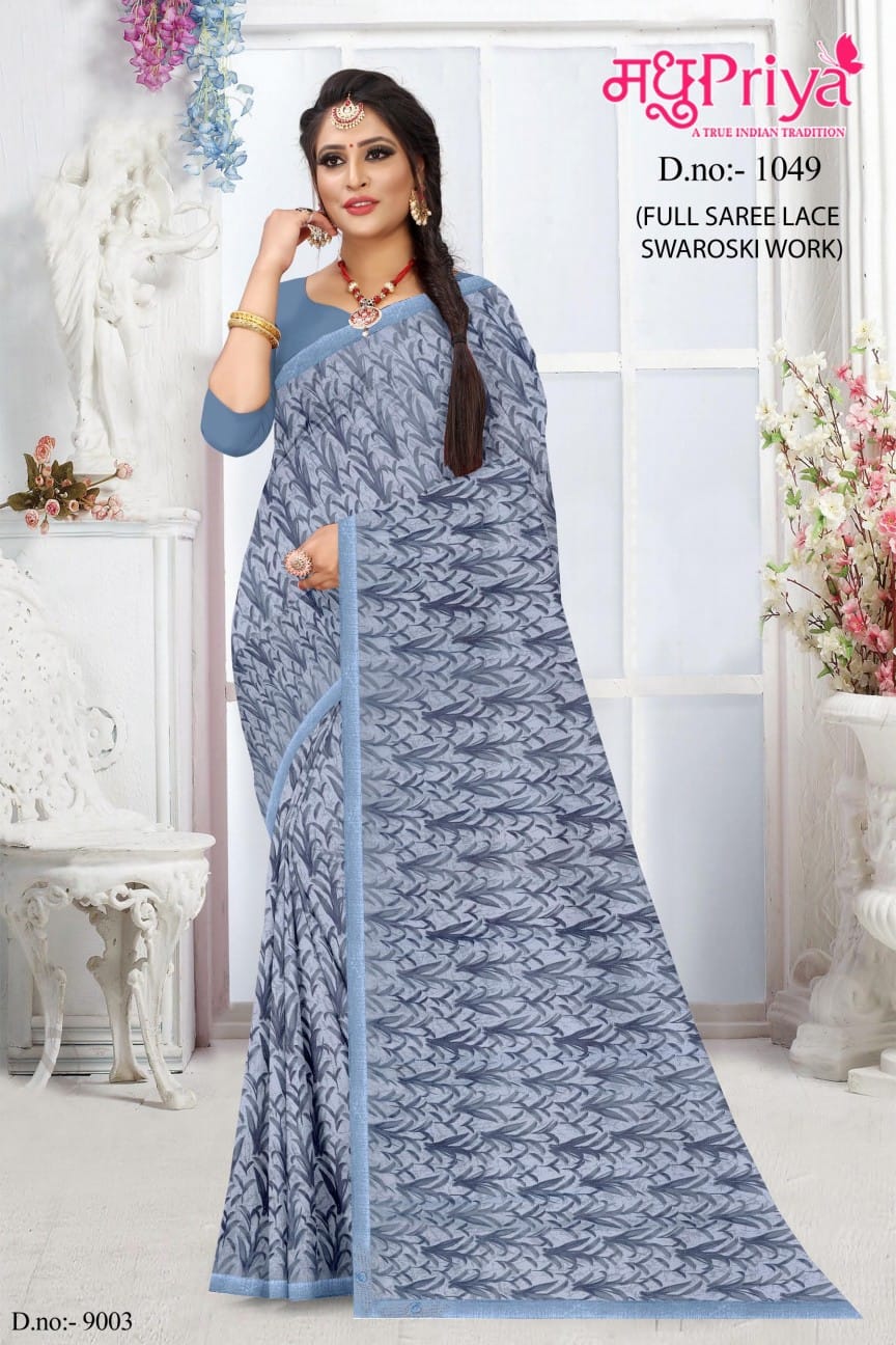 Kulfi-1049 Madhupriya Chiffon Sarees