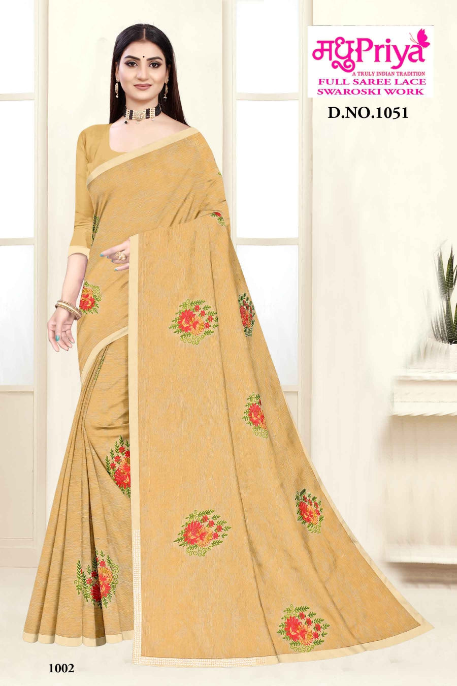 Kulfi-1051 Madhupriya Chiffon Sarees