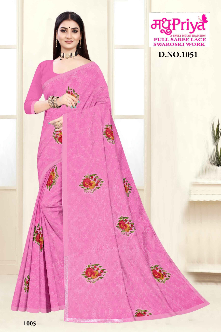 Kulfi-1051 Madhupriya Chiffon Sarees